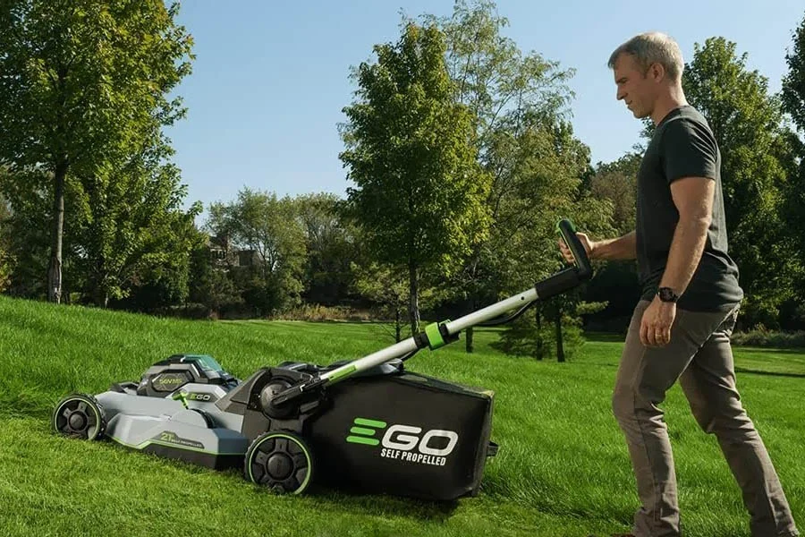 self propelled lawnmower