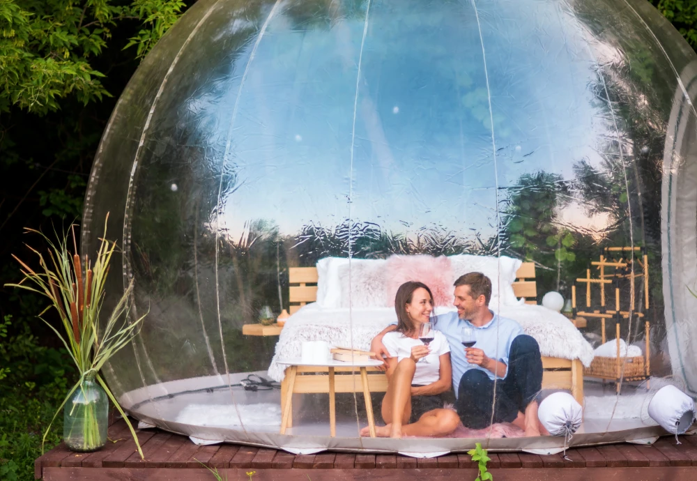 inflatable transparent tent